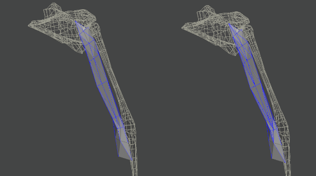 ribbon muscle editor shape preservation constraint debug