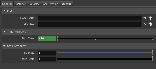 AdnSensorDistance parameter template general tab