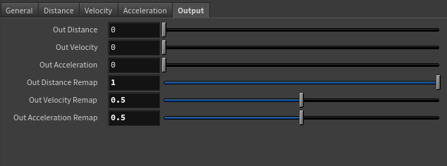 AdnSensorDistance parameter template output tab