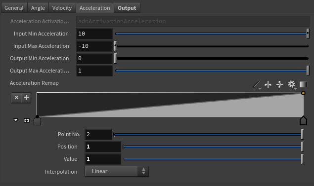 AdnSensorRotation parameter template acceleration tab