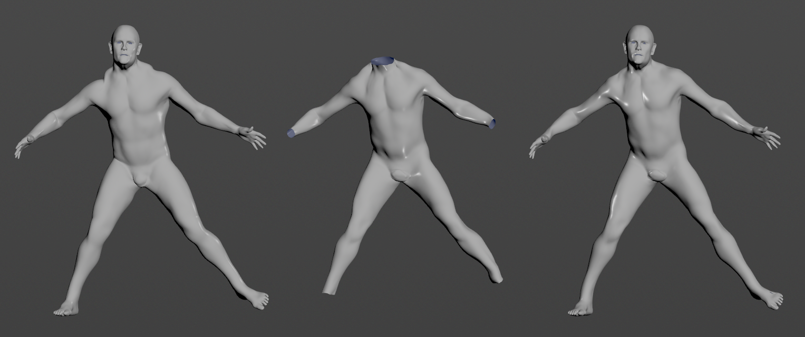 Result of skin merge