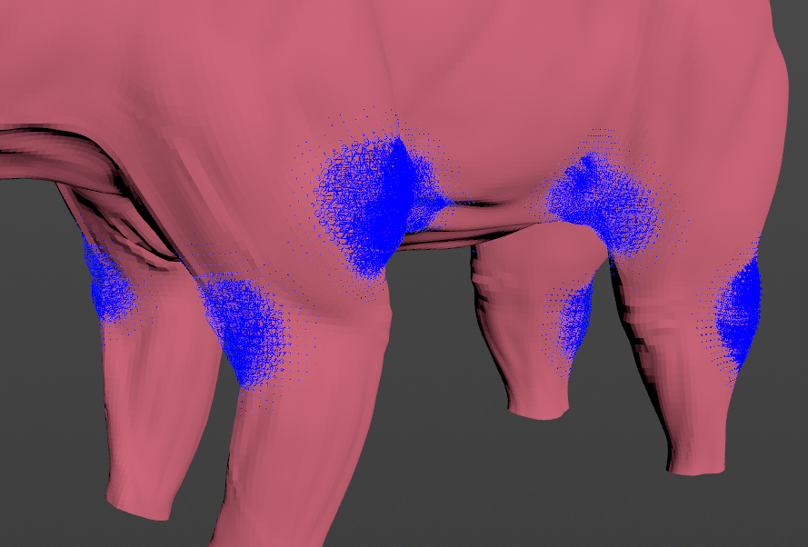 skin self collision volume debug