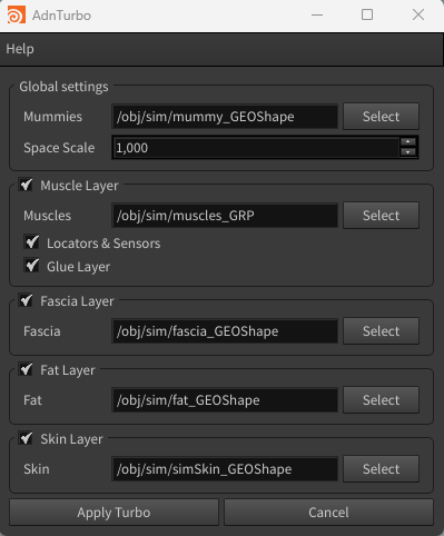 AdnTurbo UI All Inputs