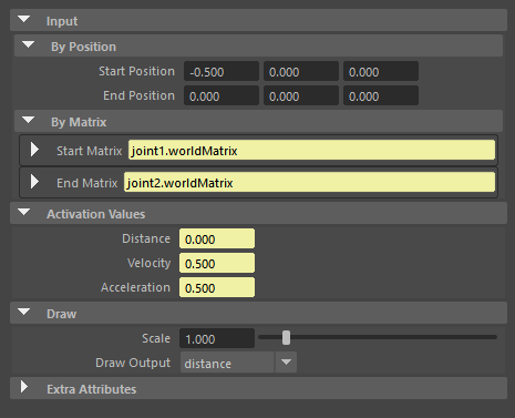 AdnLocatorDistance parameter template first tab