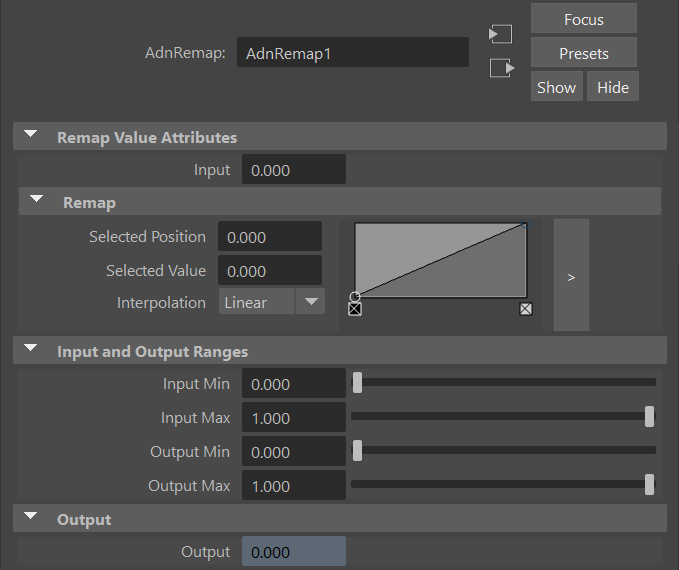 AdnRemap Attribute Editor Template