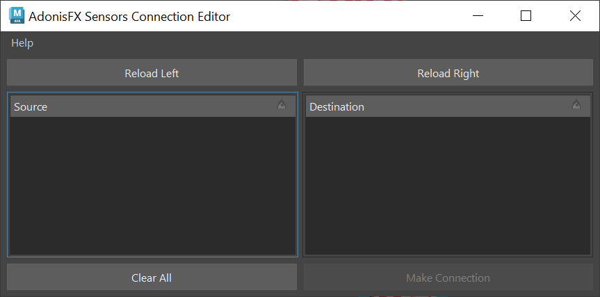 Connection Editor
