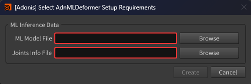 Creator tool for AdnMLDeformer