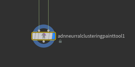 AdnNeuralClusteringPaintTool node setup