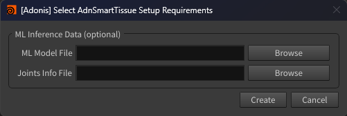 Creator tool for AdnSmartTissue
