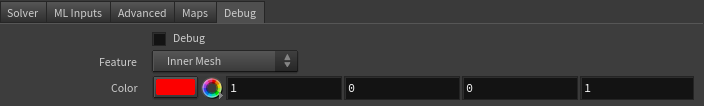 smart tissue parameter template debug