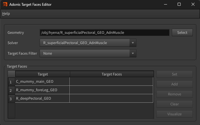 Adonis Target Faces Editor Tool Ready To Start