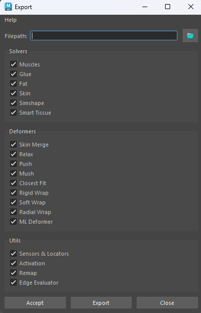 Adonis Export Tool
