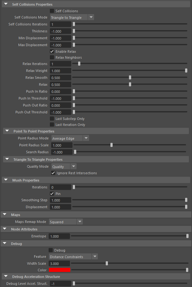 glue editor advanced settings and debug menu
