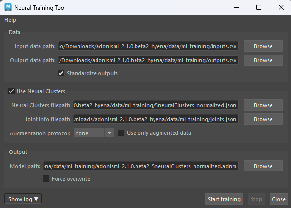 Neural Training Tool