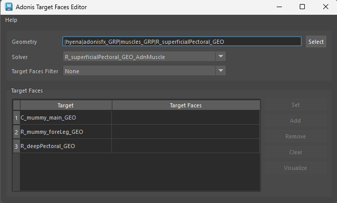 Adonis Target Faces Editor Tool Ready To Start